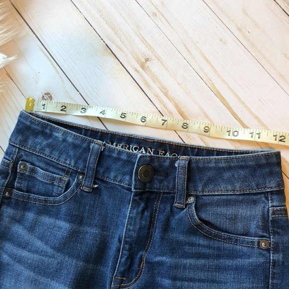 American Eagle hi-rise shortie shorts size 00 - Picture 6 of 8